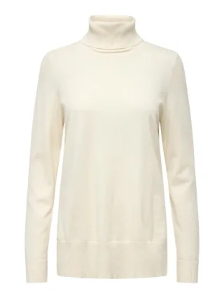 ONLY - ONLIBI LS LONG SLIT ROLLNECK CC KNT whitecap gray - Gr. - S