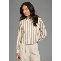 Laura Scott Hemdbluse feminin für verschiedene Anlässe, aus Webmaterial, aus Polyester