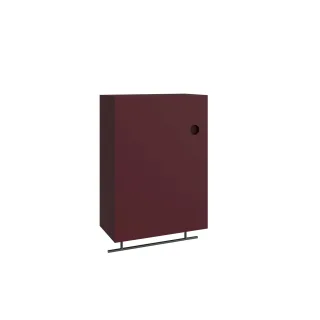 VitrA Plural Oberschrank mit Handtuchhalter mit 1 Tür 40 x 21 x 55 cm (BxTxH) Matt,80492 80492