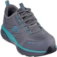Skechers ARCH FIT SR EBINAL - Max Komfort und Sicherheit - Damen S3 SR ESD Arbeitsschuh Arch Fit Einlegesohle mit zertifizierter Unterstützung des Fußgewölbes