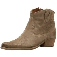 Felmini Stiefelette Leder . Cowboy Stiefelette