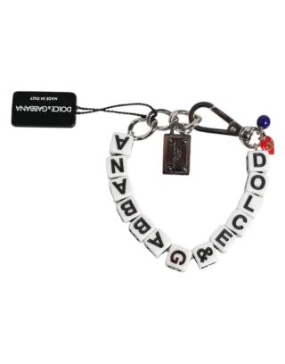 Silberne Messingkette Würfel-Logo Verzierter Charm-Armband