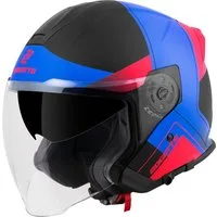 Bogotto Motorradhelm H586 City-B Jethelm, herausnehmbares Innenfutter,integriertes Sonnenvisier