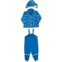 Playshoes Regenanzug Regen-Set Hai allover