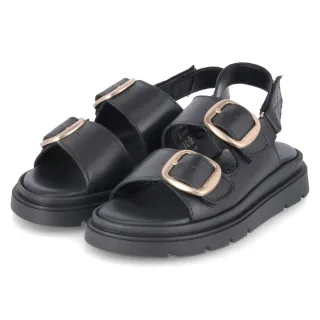 Tamaris Sandalen - Gr. 36 - Schwarz - Glattleder
