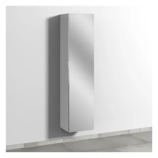 Sanipa 3way Hochschrank mit 1 Doppelspiegeltür, Weiß-Soft BR15343
