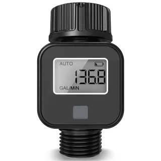 SGS05 Digital Water Flow Meter High Accuracy IP6X Waterproof Four-mode Measure Water Consumption and Flow Rate for Outdo
