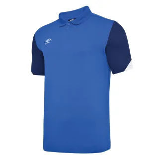 Umbro - "Total" Poloshirt für Herren - Training (Königsblau/Dunkel-Marineblau/Weiß)