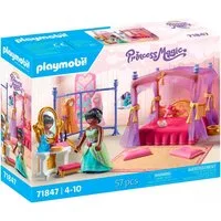 Playmobil® Prinzessinnen-Schlafzimmer mit Ankleide (71847), Princess Magic Konstruktions-Spielset, (57 St), Made in Europe