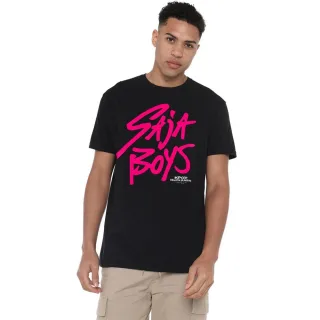 K-Pop Demon Hunters - "Saja Boys" T-Shirt für Herren/Damen Unisex (Schwarz/Pink)