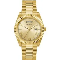 Guess Quarzuhr CONNOISSEUR GW0265G2, Armbanduhr, Herrenuhr, Datum, Wochentag, Edelstahlarmband