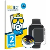 BROTECT Displayschutzfolie Fullscreen Schutzfolie für Huawei Watch Fit 4, 2 Stück, Displayschutz Folie Fullcover Klar Transparent