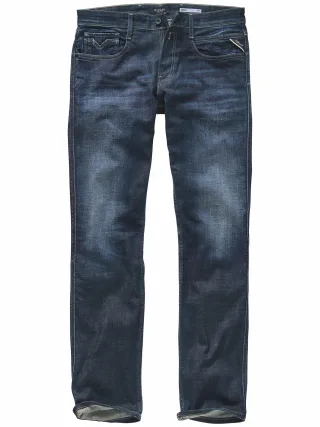 Replay Herren Jeans Anbass Blau 99 % Baumwolle, 1 % Elasthan