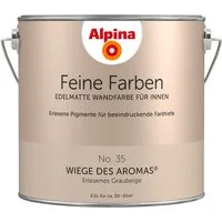 Alpina Wandfarbe Alpina Feine Farben edelmatt 2,5 Liter - Farbfamilie Beige