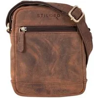 STILORD Schultertasche "Björn" Kleine Herren Tasche aus Echtleder