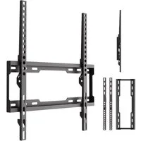 Maclean TV-Wandhalterung für 32–75''-Geräte MC-187 max. 45 kg, (bis 75 Zoll, Neigungsverstellung 0°–-8°, Abstand zur Wand: 22 mm)