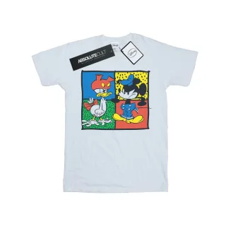 Disney - "Mickey Mouse Donald Clothes Swap" T-Shirt für Herren (Weiß)