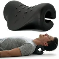 Strongert Nacken-Massagegerät Nackenstrecker, Orthopädisch, Gegen Nackenschmerzen & Verspannungen, Hautfreundlich