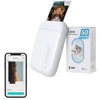 Liene Liene Pearl 2x3 Fotodrucker tragbar Bluetooth Mini Fotodrucker