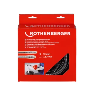 Rothenberger Spirale 10mmx7,5m mit Stahlseele+Kupplung - 72423