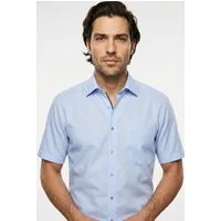 OLYMP Kurzarmhemd Luxor Businesshemd, comfort fit, New Kentkragen