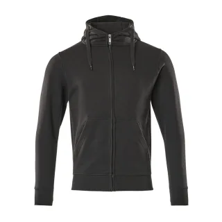 MASCOT Herren Gimont Kapuzensweatshirt mit Reißverschluss CROSSOVER Schwarz S - 51590-970-09-S