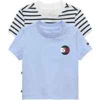 Tommy Hilfiger T-Shirt FLAG SMILE 2 PACK TEE S/S (2-tlg) Regular fit mit Rundhalsausschnitt für Babys
