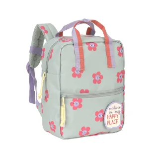 Lässig Kindergartenrucksack Square - Happy Trails, Blume