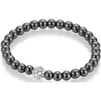Firetti Armband Schmuck Geschenk Armschmuck Armkette Edelstein Farbstein, mit Edelsteinkugeln, Kristallstein