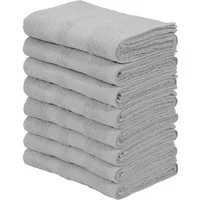OTTO home Handtücher Vanessa, 8 Handtücher, 50x100cm, in Standard- und Premium-Qualität, Walkfrottee (Set, 8-St), Handtücher mit Bordüre, 100% Baumwolle, einfarbig, weich