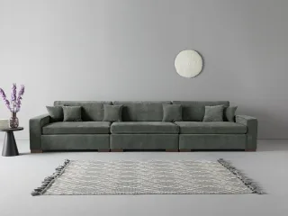 Home affaire 3-Sitzer "Skara XXL" Lounge-Sofa XXL mit Federkern-Polsterung, in vielen Bezugsvarianten
