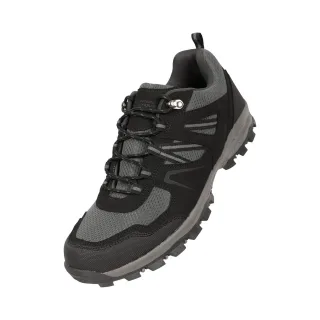Mountain Warehouse Herren Mcleod Outdoor Breite Wanderschuhe (Schwarz)