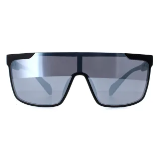 Adidas Shield Mens Matte Schwarz Kontrast Spiegel Silber SP0020