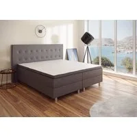 Best for Home Boxspringbett NEO mit Bonellfederkern & 5 cm Topper – Komfort & Design (Boxspringbett-Set, 6-St., 90x200 100x200 120x200 140x200 160x200 180x200 200x200 cm), Handwerksqualität, TOP- Preis-Leistungs-Verhältnis