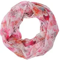 MIRROSI Loop Damen Schal mit Tollem Muster Weich aus 100% Viskose, Schlauchschal, (ca.160x48cm, zweimal um den Hals wickelbar), Damen Halstuch Stola ideal für Frühling,Sommer, Herbst