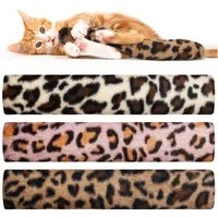 Ledander Tierkuscheltier 3Pcs Katzenminze Katzenspielzeug, Katzen Spielzeug Set,Katzenkissen, Katzen Baldrian,Weiches Flauschiges Haustier beruhigendes Spielzeug