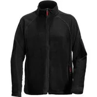 Engelbert Strauss Fleecejacke engelbert strauss e.s. Microfleece Jacke dryplexx® Weiss/Schwarz/Grau