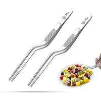 SMI Kochpinzette Pinzette Küchenpinzette Set 16 cm Kochpinzette Essenszange 2 Stück