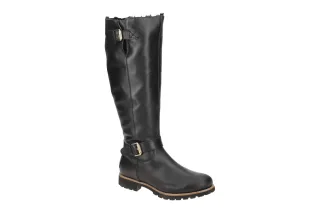 Panama Jack Amberes Igloo Trav B1 Damen Winterstiefel Schwarz Lammfell Knieho...