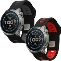 kwmobile Smartwatch-Armband 2x Uhrenarmband für 22mm Amazfit Bip 6 / Bip 5 Unity / Bip 5 / GTS 3, Fitnesstracker Band Set aus TPU Silikon - Ersatzarmband Smartwatch