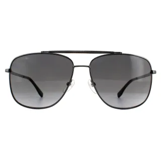Lacoste Aviator Unisex Gunmetal Grau Gradient Sonnenbrille