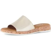 Gabor RHODOS Pantolette, Sommerschuh, Komfortschuh, kleiner Stretcheinsatz, Weite G (weit)