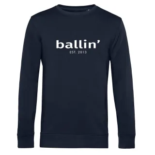 Basic Sweater von Ballin Est. 2013 in der farbe Blau und in größe M.