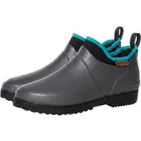 GARDENA Gartenstiefel Low Cut Neopren Dunkelgrau Gummistiefel Metallverstärkte Sohle, Neoprenfutter und Memory-Foam