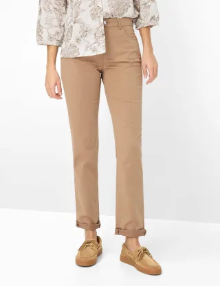 Brax Damen Five-Pocket-Hose Style MARY LIGHT MOCHA, braun, Gr. 52K
