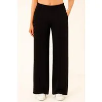 Smith & Solo Jogginghose Damen, Viskose Hose, Schlupfhose Elegant Freizeithose Knitterfrei, Bügelfalte, Komfortbund, Soft Touch, Formstabil