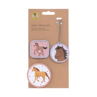 Lässig Patches und Anhänger 3er Set - Pferd