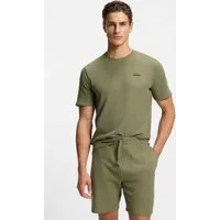 BOSS Pyjamaoberteil Waffle T-Shirt