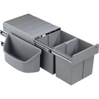 WESCO Einbaumülleimer 782652-11 Corner-Boy Double