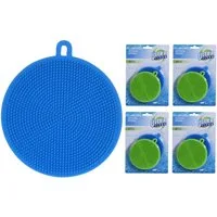 Koopman Spültuch Silikon Schwamm Tuch Noppen 2/4 er Set, (Set, 4-tlg., Packung), Silikon, 8er Set, mit Noppen, Neonfarbend